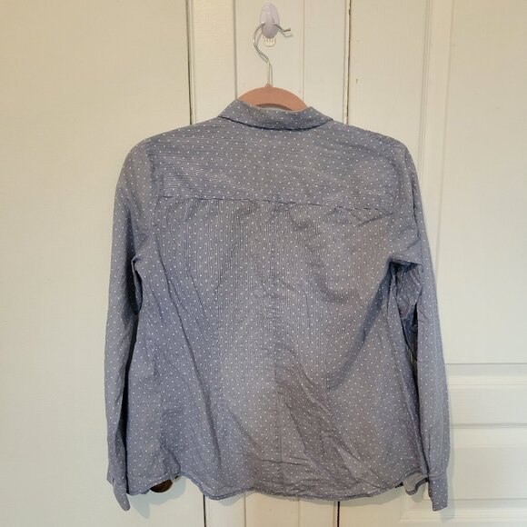 Soyaconcept Blue Dot Button-Up Shirt – Lightweight Cotton - Picture 3 of 3